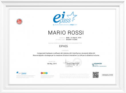 eipass corsi online con certificazione